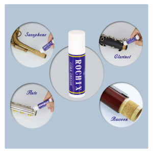 8 Pieces Cork Grease for Clarinet Oboe Flute Saxophone Lubricant Tube Cleaning and Care Product Woodwind Instruments Accessory