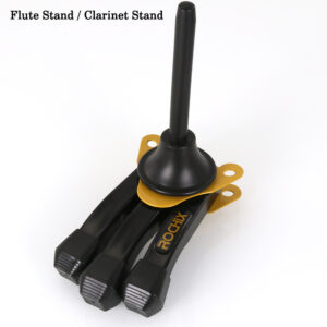 ROCHIX 1890 Foldable Portable Clarinet Stand/Flute Stand/Oboe Stand,Tripod Holder Stand