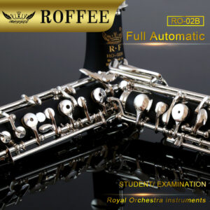 ROFFEE Student Level Composite Wood Semi Automatic Silver Plated Oboe
