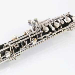 Rochix Oboe Beginner Student Level SF15 Composite Wood Body Silver Plated Full Automatic C Tone with 1 Reeds,1 Cleaning Cloth,1 Oboe Swab,1 Thumb Rest,1 Case and More