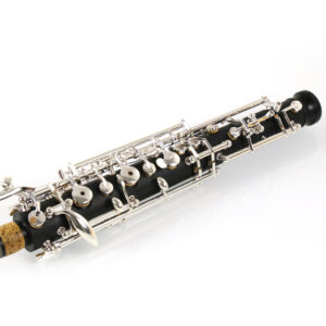 Rochix Oboe Beginner Student Level SF15 Composite Wood Body Silver Plated Full Automatic C Tone with 1 Reeds,1 Cleaning Cloth,1 Oboe Swab,1 Thumb Rest,1 Case and More