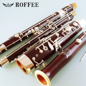 ROFFEE A1 Professional Performance Level Adult C Tone Maple Silver Plated 5 Parts Bassoon