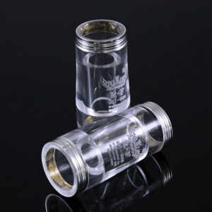 ROFFEE clarinet professional performance level 506 acrylic transparent body ABS silver plated 18 keys 4 rings G tone
