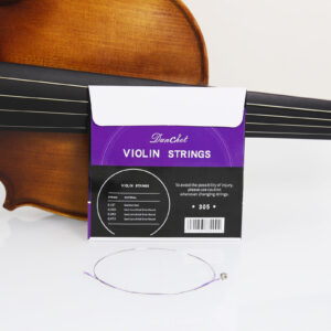 Danchet Violin Strings 4/4 E1. 4 pcs Senior Level, Ball End, Stainless Steel 305
