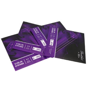 Danchet Violin Strings 4/4 D3. 2 pcs & G4. 2 pcs Senior Level, Ball End, Nickel Silver Wound 305