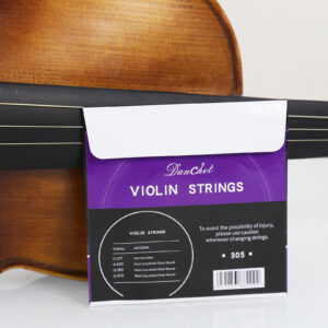 Danchet Violin Strings 4/4 A2. 4 pcs Senior Level, Ball End, Nickel Silver Wound 305