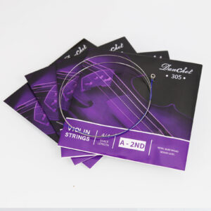 Danchet Violin Strings 4/4 A2. 4 pcs Senior Level, Ball End, Nickel Silver Wound 305