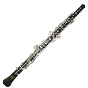 Rochix Oboe Beginner Student Level SH15 Composite Wood Body Silver Plated Semi Automatic C Tone with 1 Reeds,1 Cleaning Cloth,1 Oboe Swab,1 Thumb Rest,1 Case and More