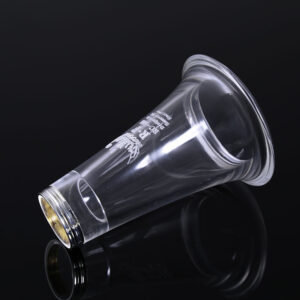 ROFFEE clarinet professional performance level 506 acrylic transparent body ABS silver plated 18 keys 4 rings G tone