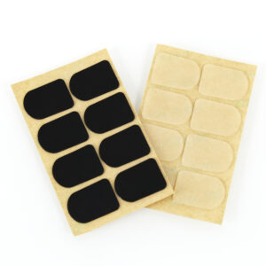 Clarinet/Soprano Saxophone Sax Mouthpiece Cushions Patches Pads，0.3/0.5/0.8mm Black & White (16 pcs)