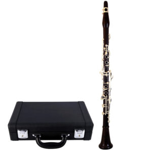 ROFFEE professional performance level 506 ebony wood silver plated 18 keys 4 rings G tone German style clarinet
