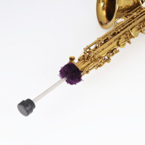 Alto Saxophone Sax Cleaning Brush Duster Cleaner Maintain Care Tool,Stretchable Length 3 Sections