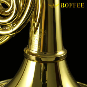 ROFFEE Y35 Symphony Orchestra Brass Gold Lacquer F Tone Bb 4 Key Double French Horn
