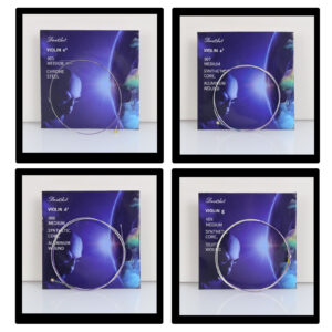 Danchet Violin Strings 4/4 Full Set Professional Performance Grade, Ball End, Nylon Wound 901B (Includes E, A, D, G Strings)