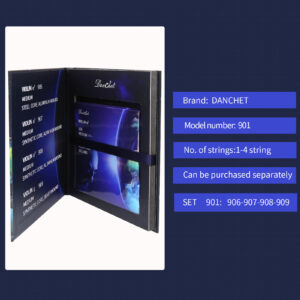 Danchet Violin Strings 4/4 Full Set Professional Performance Grade, Ball End, Nylon Wound 901 (Includes E, A, D, G Strings)