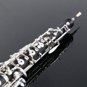 ROFFEE Student Level Composite Wood Semi Automatic Silver Plated Oboe
