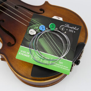 Danchet Violin Strings 4/4 Full Set Beginner Level, Ball End, Aluminum Alloy Wound 501
