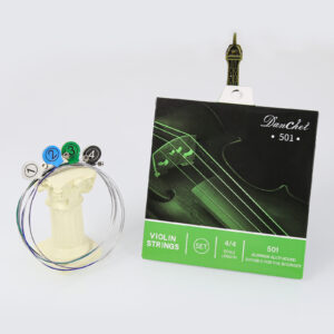 Danchet Violin Strings 4/4 Full Set Beginner Level, Ball End, Aluminum Alloy Wound 501