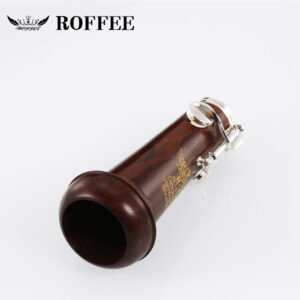 ROFFEE Professional Performance Level Redwood Body Silver Plated Semi Automatic Oboe