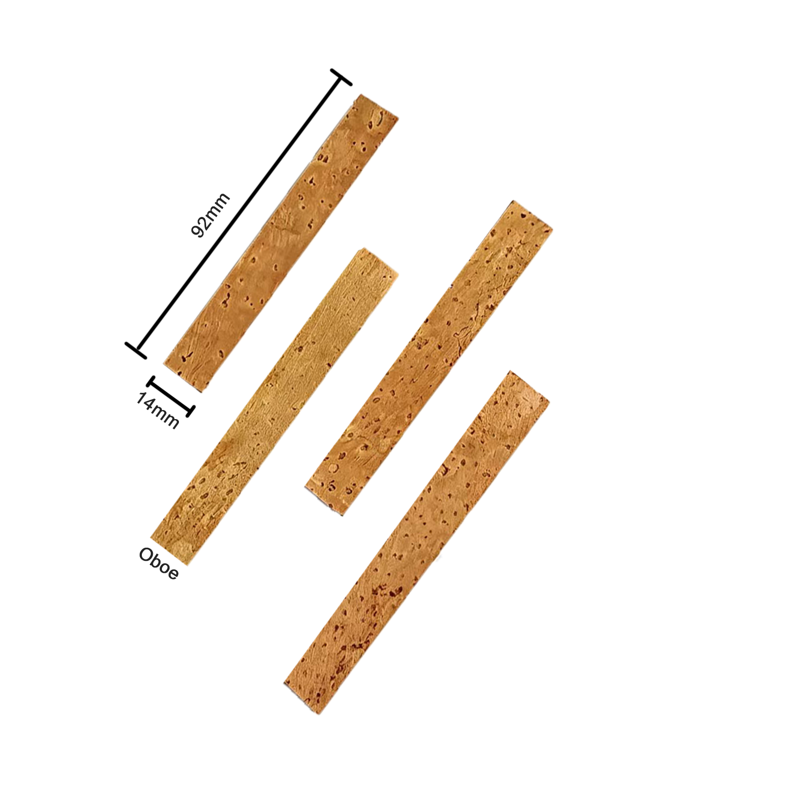 Roffee oboe cork set (universal) is suitable for other brands of oboe cork replacement.