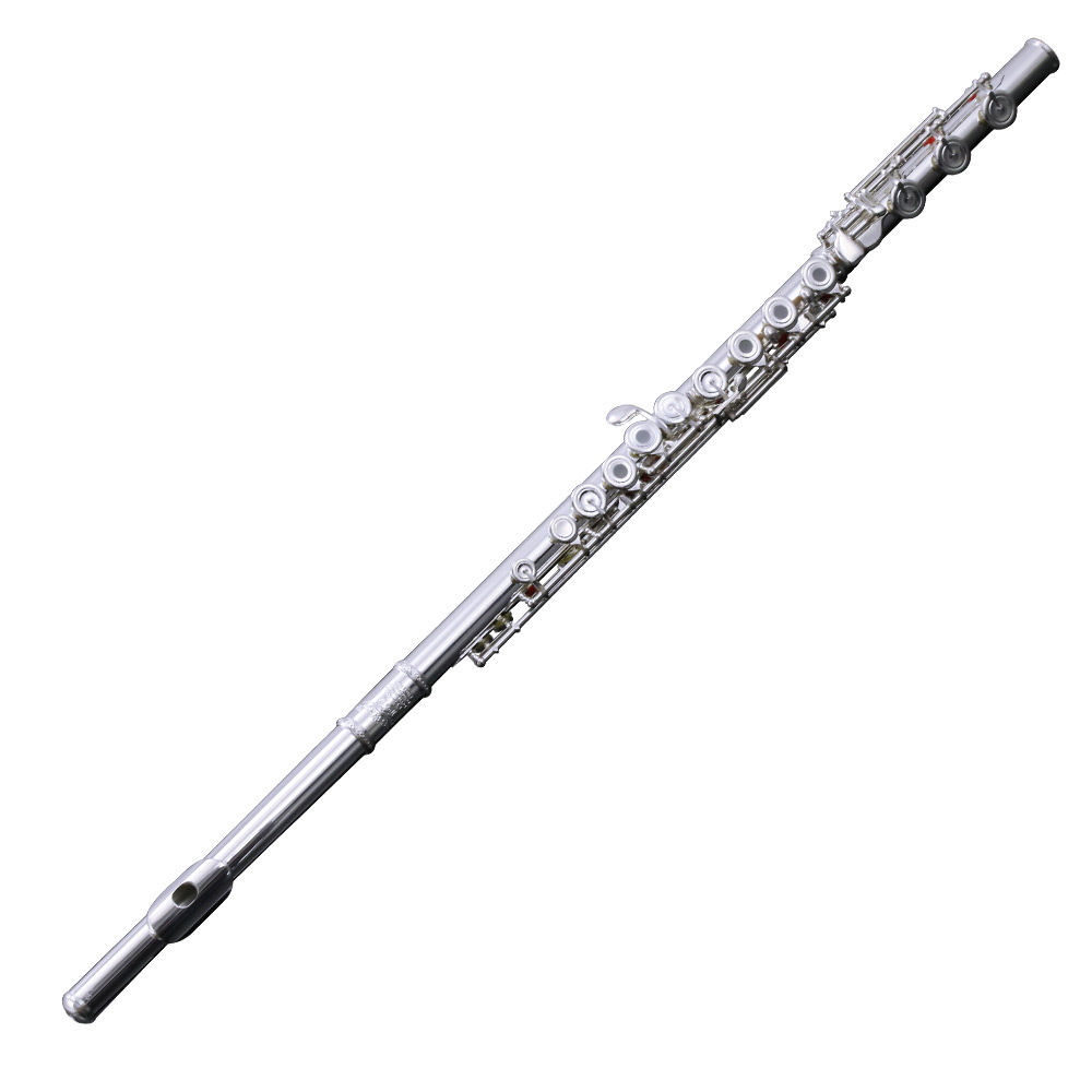 ROFFEE Professional Performance Level 17 Open Holes Sterling Silver Flute