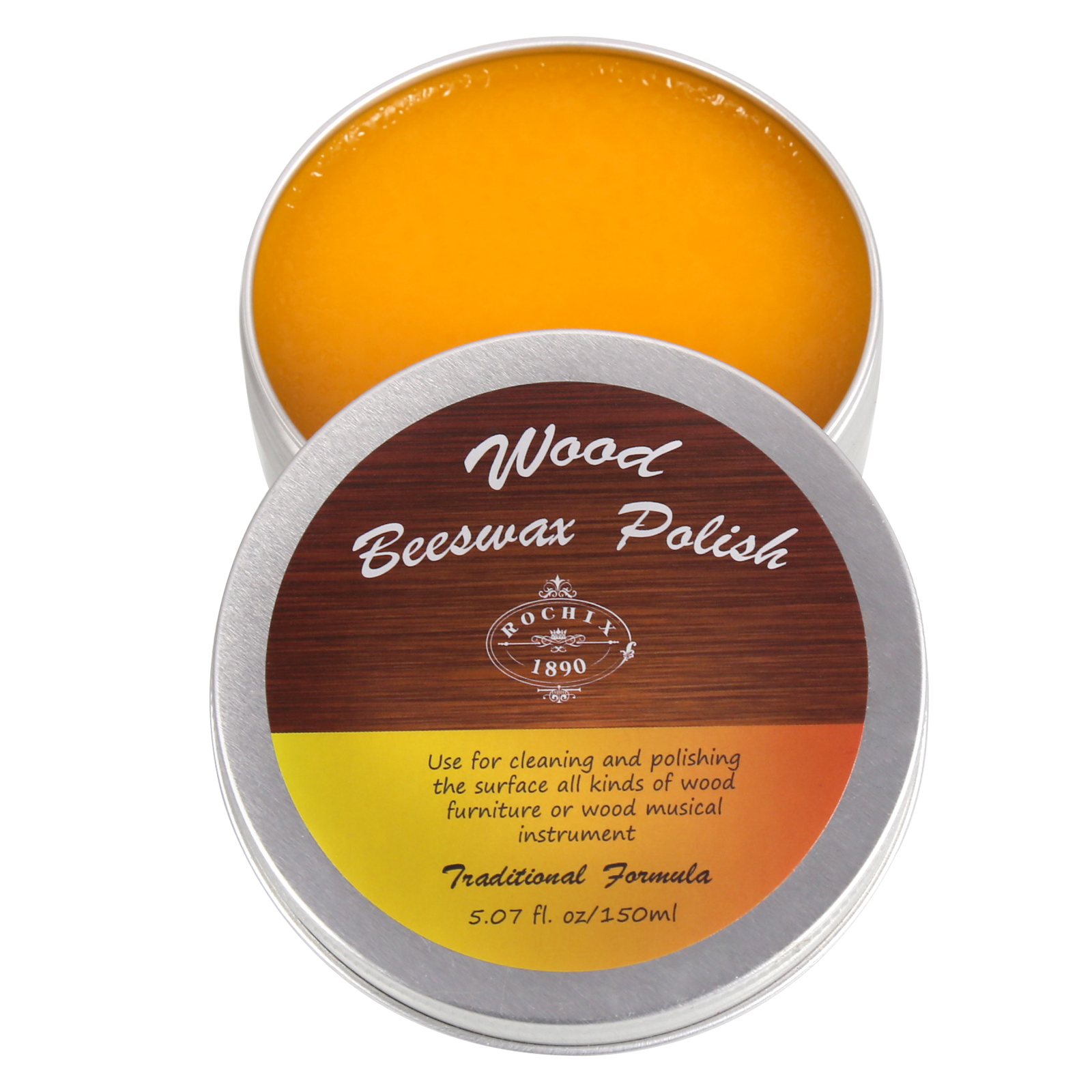 Wood Beeswax Furniture Polish Traditional Beeswax Polish for Wood Furniture, Floors,Wood Doors, Tables, Chairs to Protect & Care,5.07 fl.oz/150ml