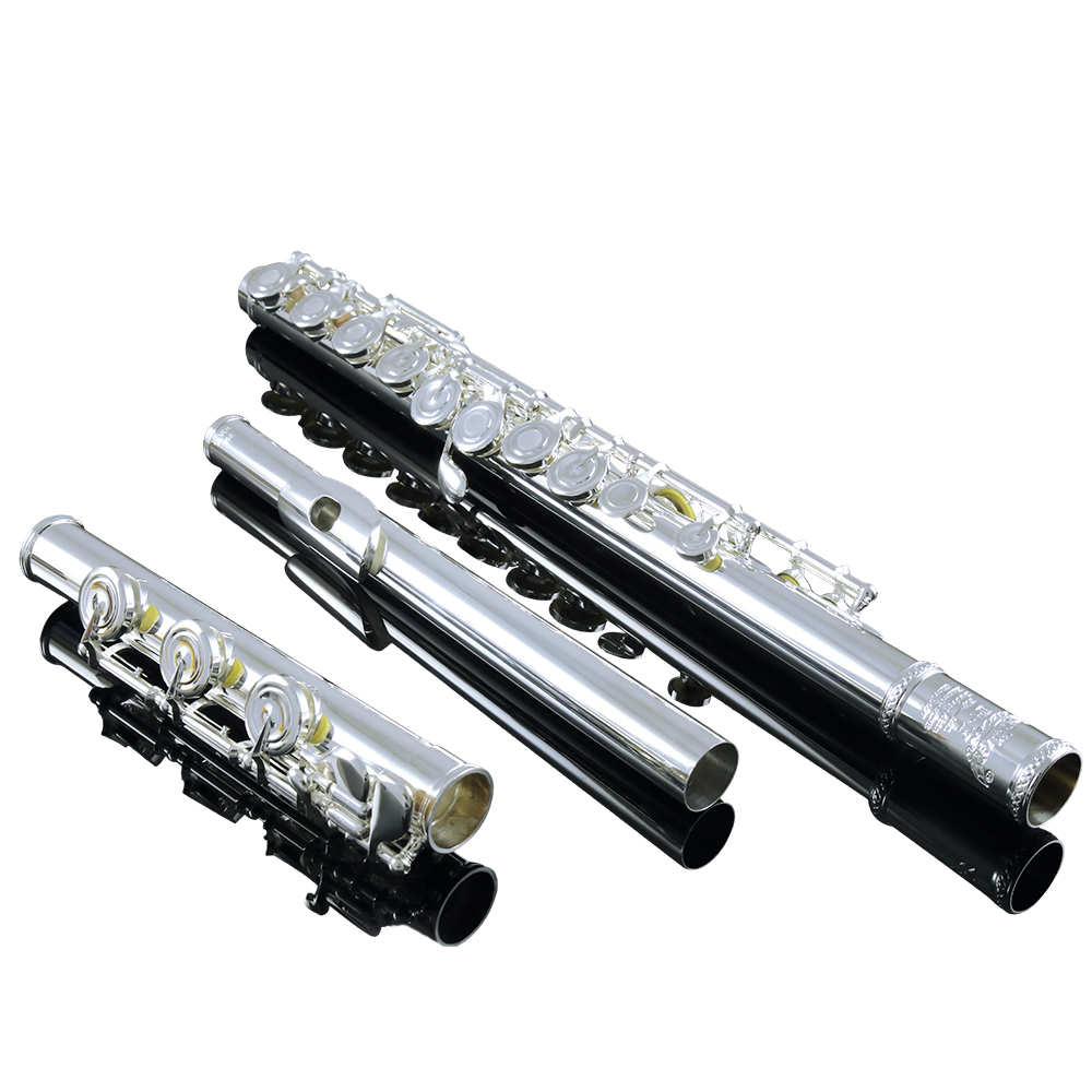 ROFFEE Professional Performance Level 17 Open Holes Sterling Silver Flute