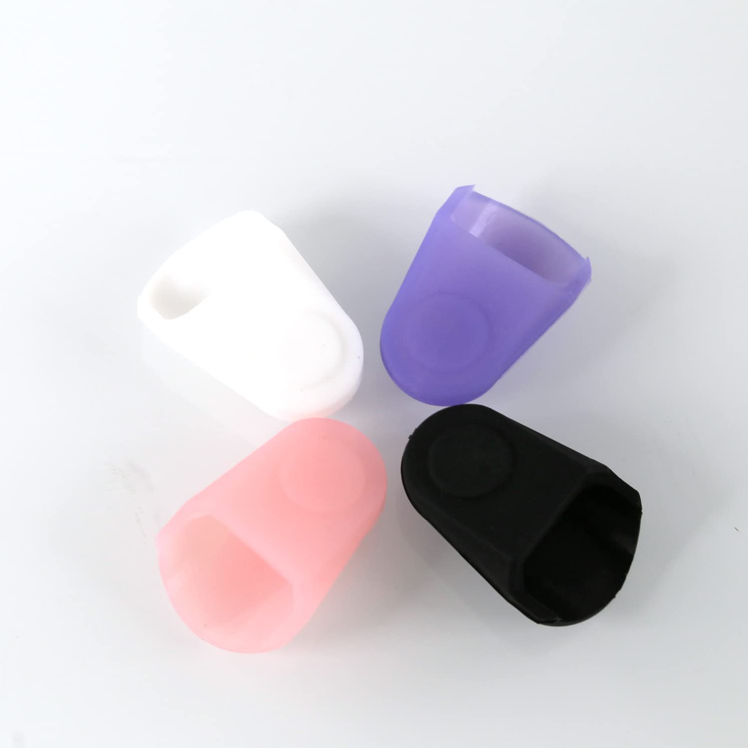 Silica Gel Mouthpiece Cap Cover Durable Mouthpiece Protector for Soprano Saxophone Sax Mouthpiece Protective Cap Small Size(Purple)