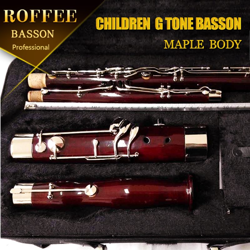 ROFFEE Children G Tone Maple Silver Plated Bassoon