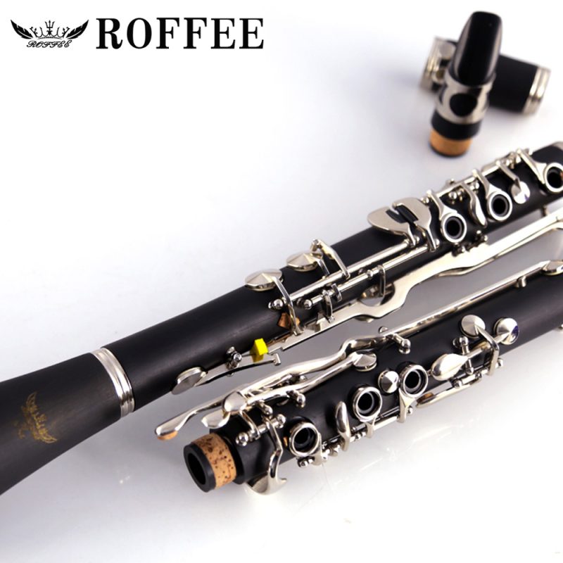 ROFFEE Student Level ABS Silver Plated G Tone Clarinet