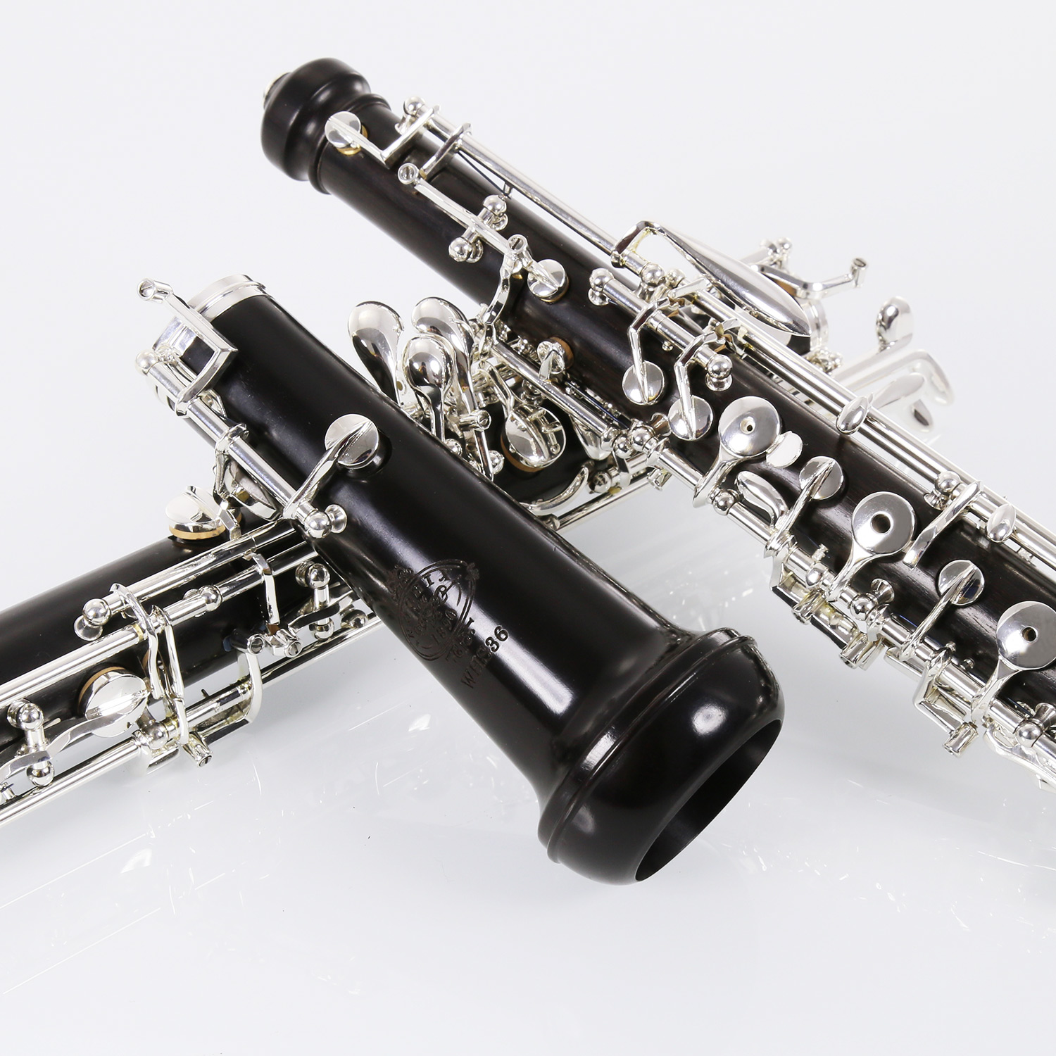 Rochix Advanced-Level Ebony body Semi Automatic Silver Plated Student Level Oboe