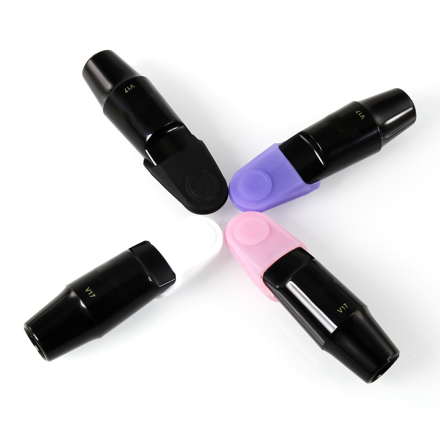 Silica Gel Mouthpiece Cap Cover Durable Mouthpiece Protector for Soprano Saxophone Sax Mouthpiece Protective Cap Small Size(Purple)