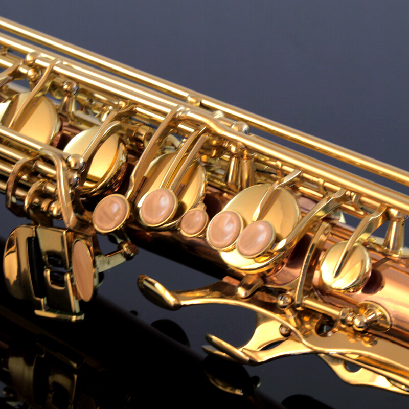 ROFFEE Professional Performance Level Tenor Phosphor Copper Bb Tone Saxophone