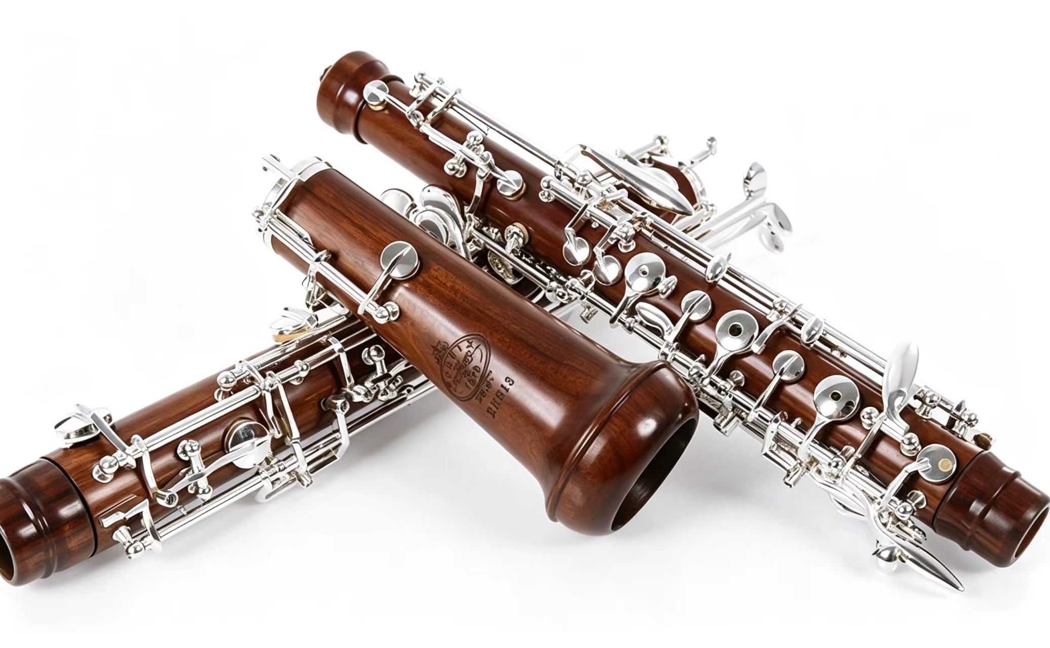Rochix Beginner Level Redwood Body Silver Plated Semi Automatic Oboe(Out of stock)