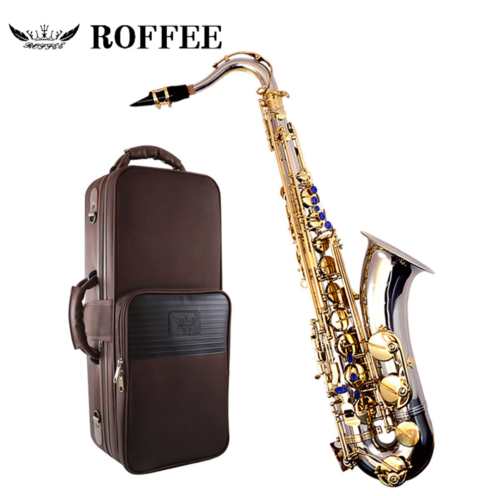 ROFFEE Professional Performance Level Tenor Cupronickel Bb Tone Saxophone