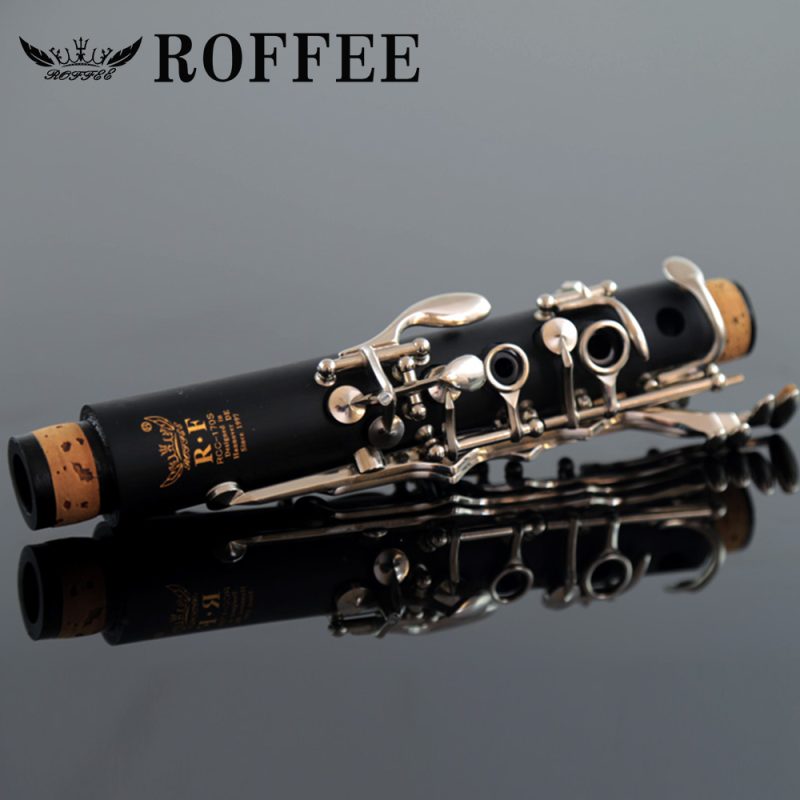 ROFFEE Student Level Bakelite Nickel Plated C Tone Clarinet