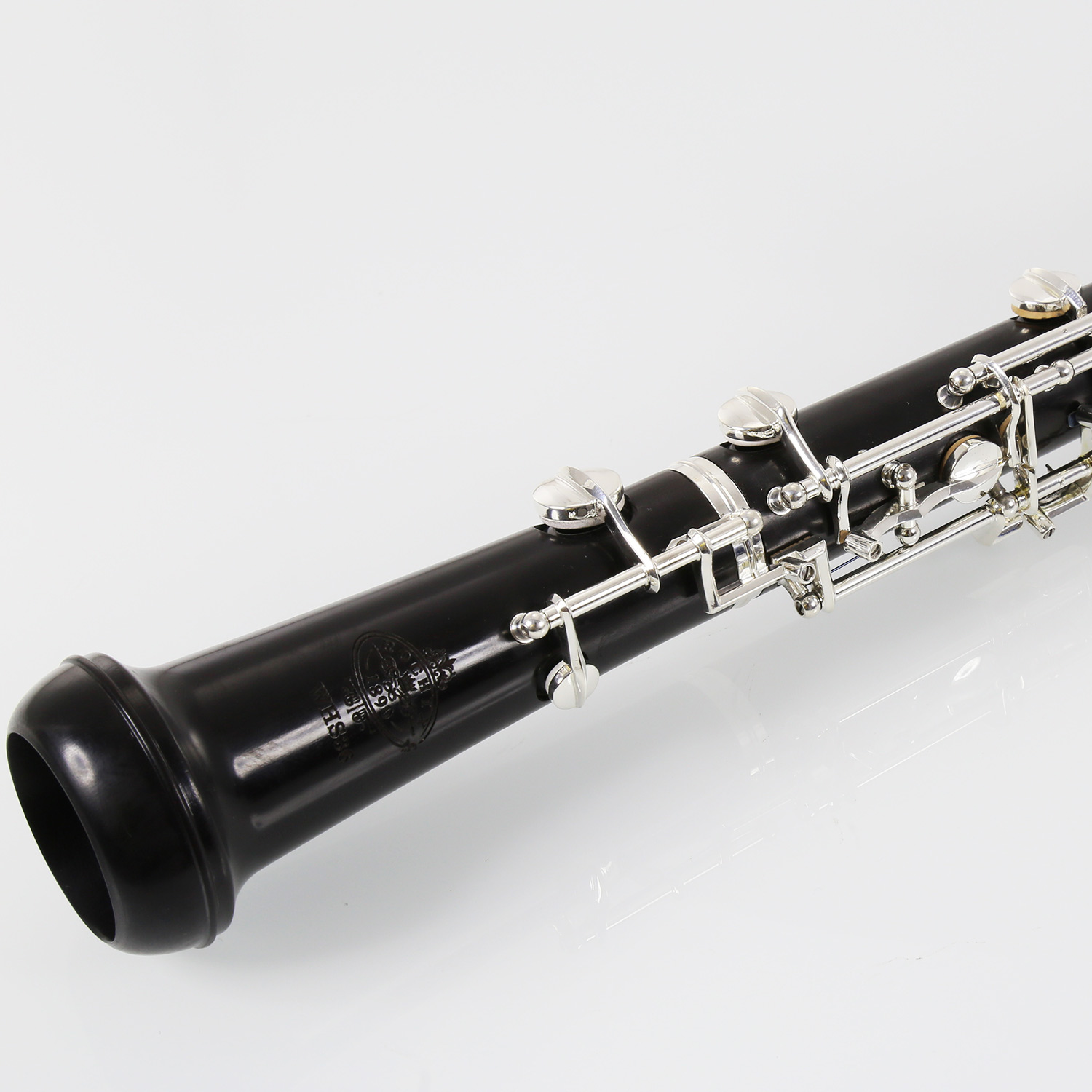 Rochix Advanced-Level Ebony body Semi Automatic Silver Plated Student Level Oboe