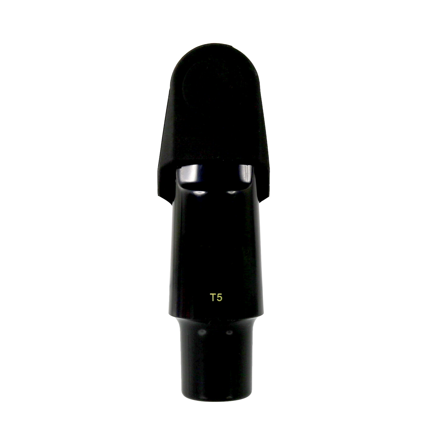 Silica Gel Mouthpiece Cap Cover - Durable Protector for Soprano Saxophone - Small Size (Black)
