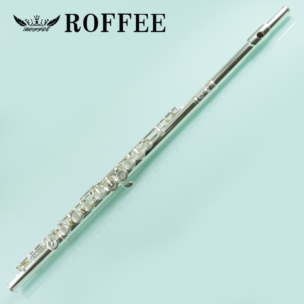 ROFFEE Cupronickel Body Silver Plated 16 Open Holes Nickel Silver Mouthpiece Flute