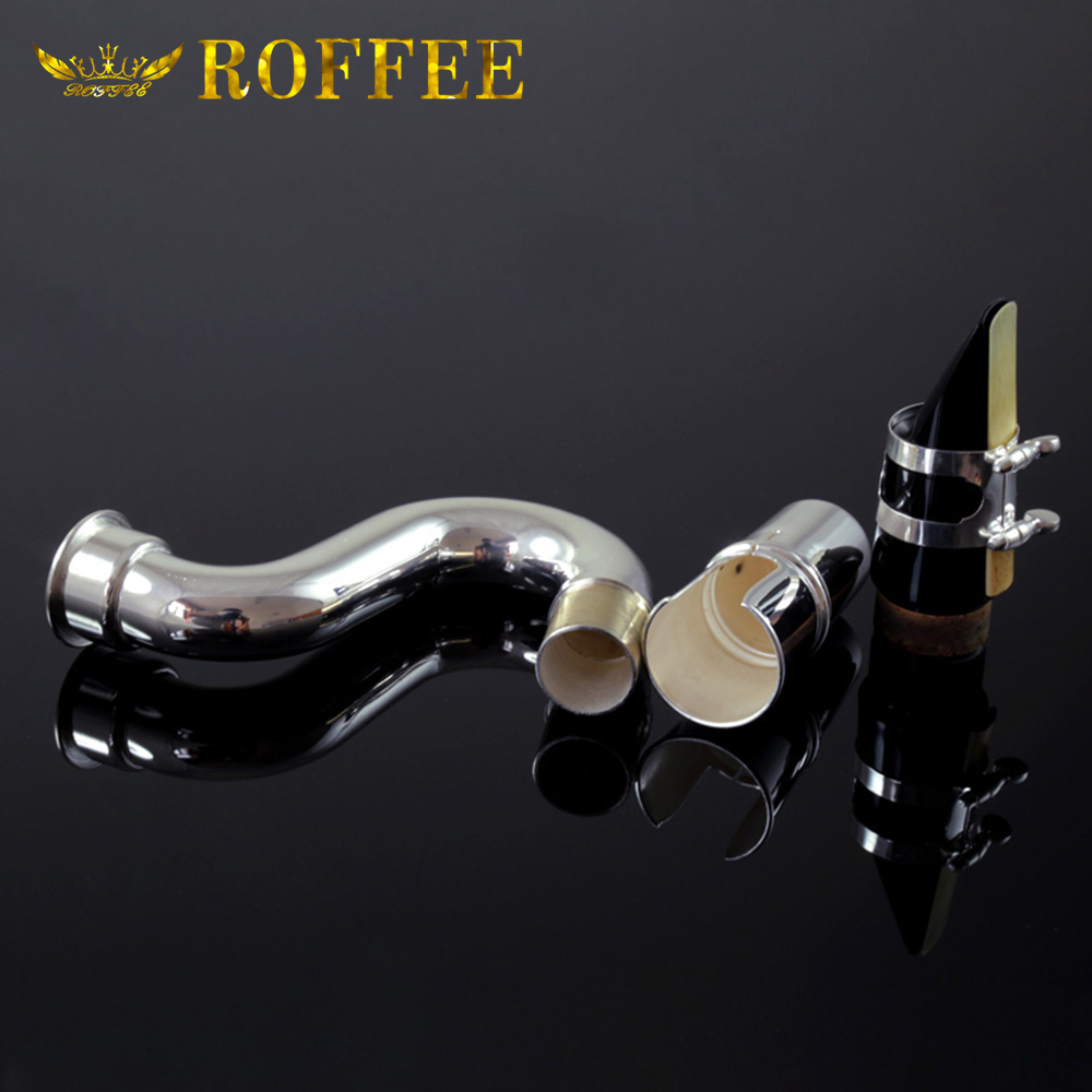 ROFFEE Professional Performance Level ABS Silver Plated LOW E Bass Clarinet