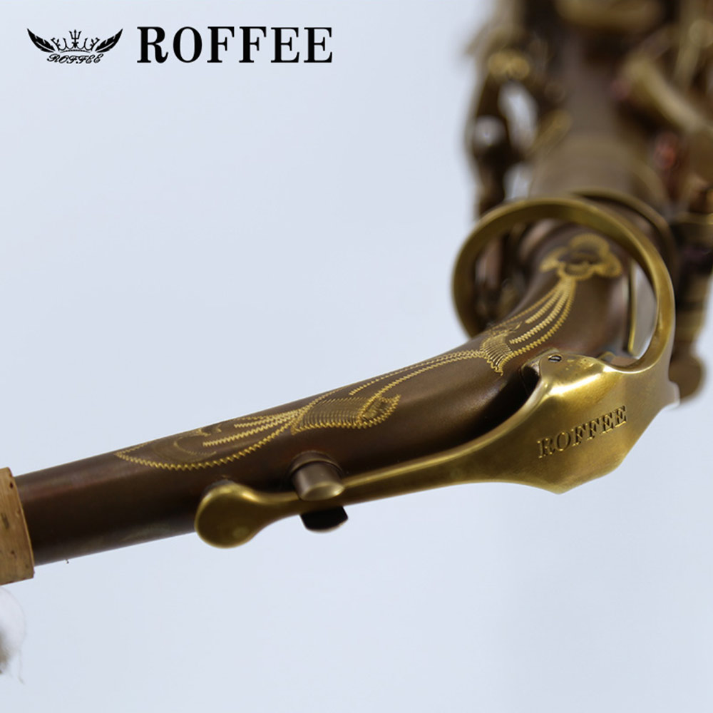 ROFFEE M350 Original Import Professional Performance Level Alto Gold Copper Eb Tone Saxophone