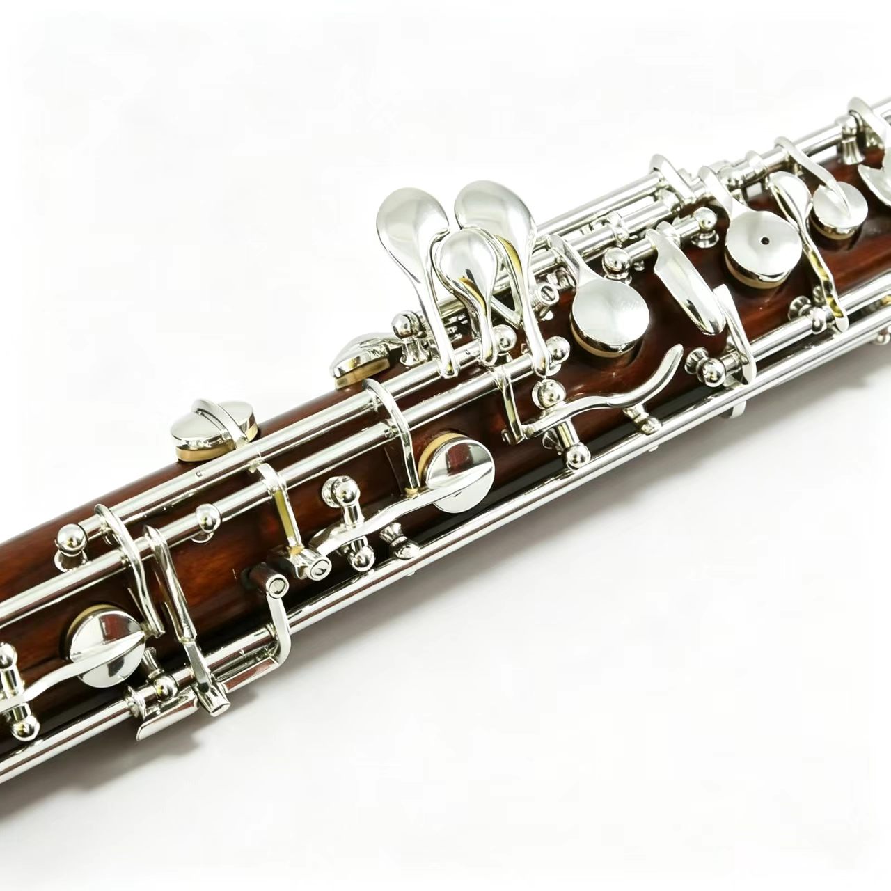 Rochix Beginner Level Redwood Body Silver Plated Semi Automatic Oboe(Out of stock)