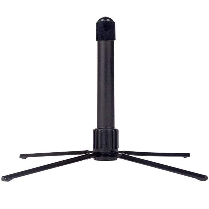ROCHIX Portable Foldable Flute Stand - Metal Base, 4-Leg Stand for Flute & Piccolo