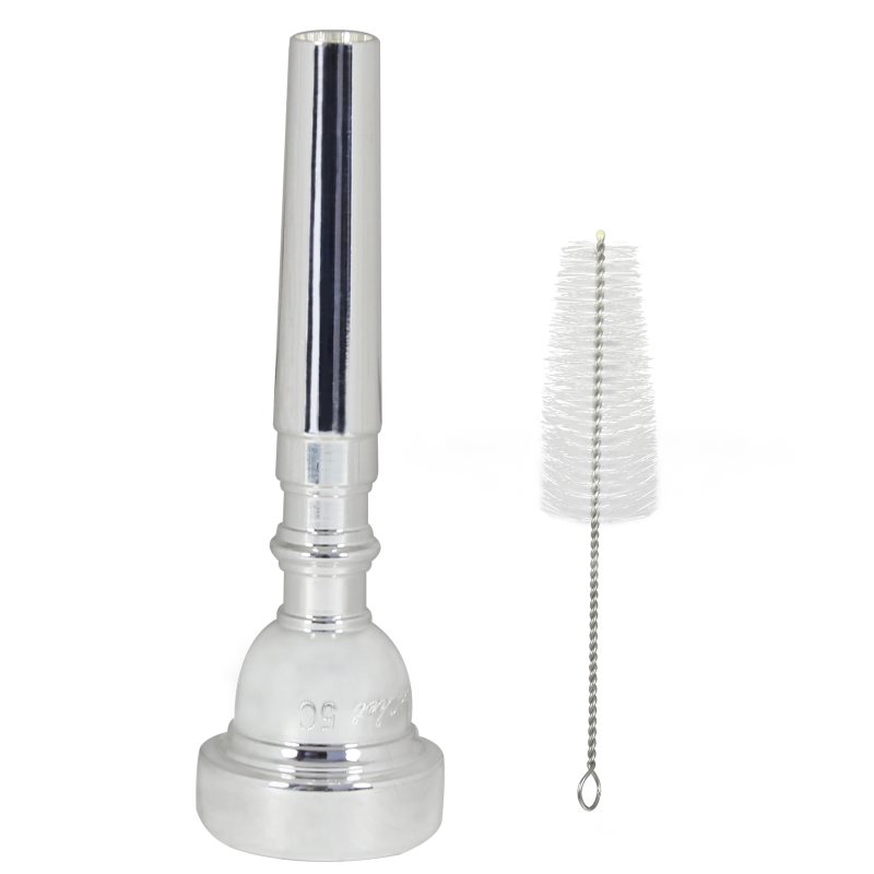 Silver Plated 5C Trumpet Mouthpiece-Trumpet Accessories.…