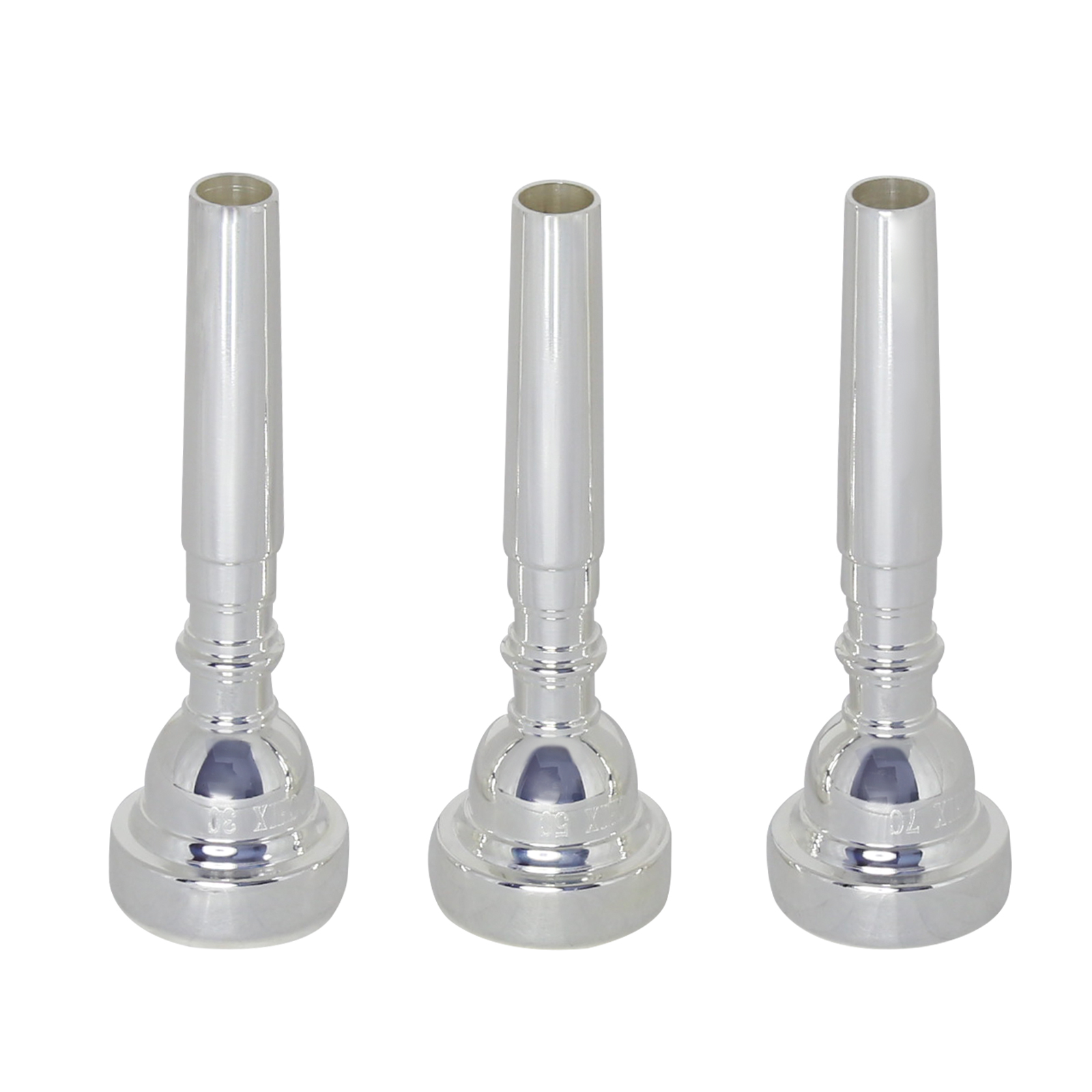 Silver Trumpet Mouthpiece 7C with Brass for Beginners and Children Trumpet Accessories