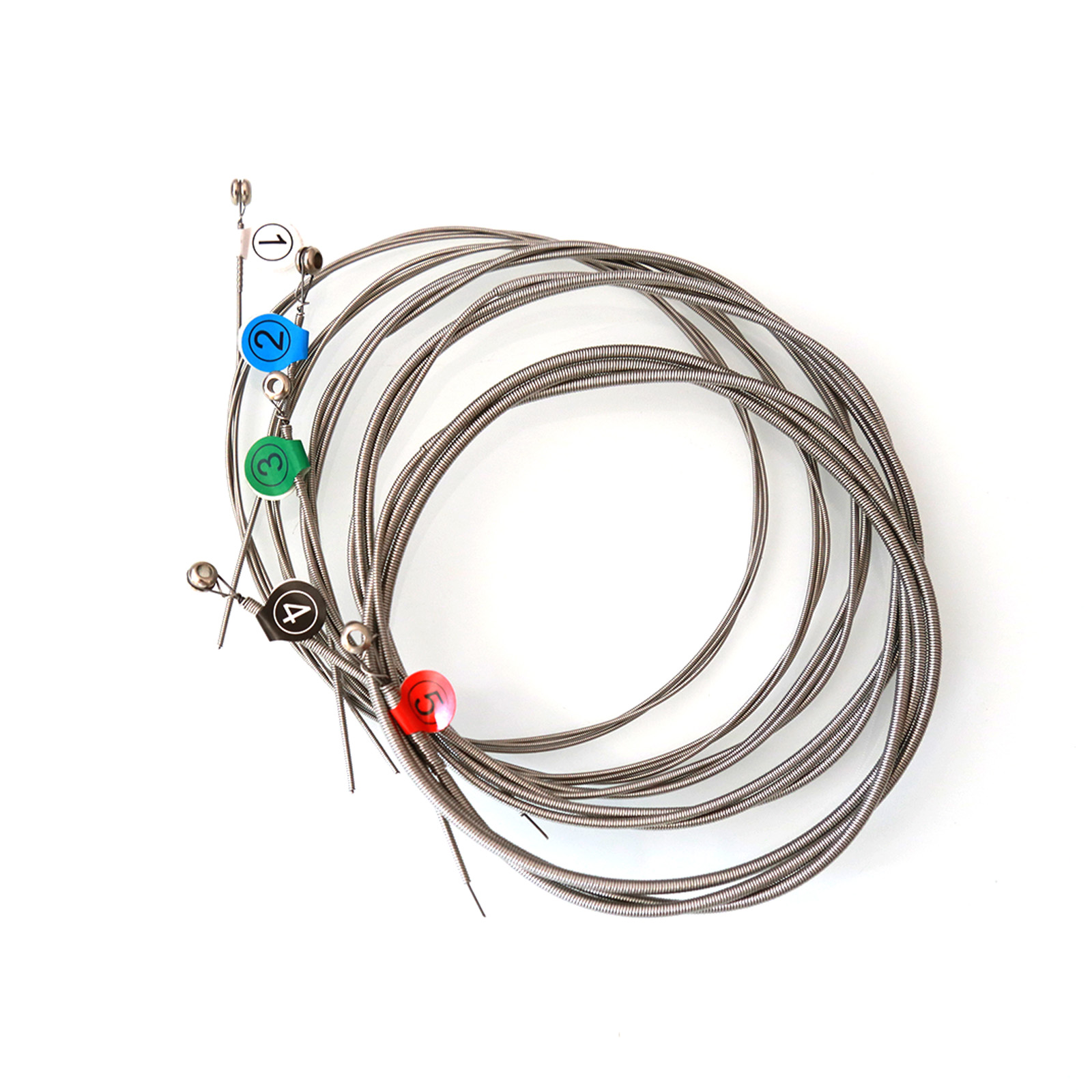 Professional Level BS 5130 5 Electric Bass Guitar Strings Steel Core with Nickel Alloy Winding