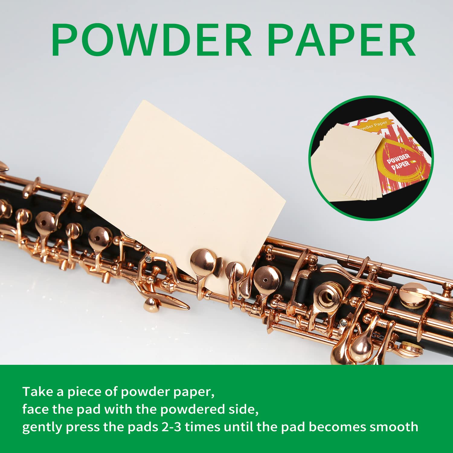 Oboe cleaning kit, oboe cleaning and care kit, oboe swab, key oil, cork grease, blotting paper, powder paper, thumb rest, cleaning cloth, care kit for woodwind instruments...