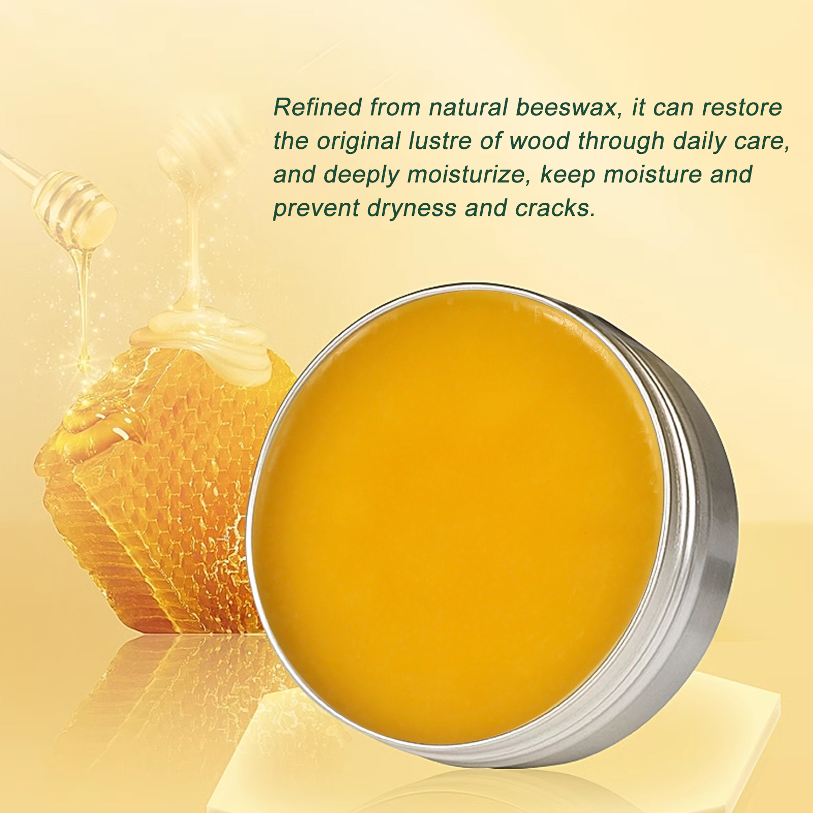 Wood Beeswax Polish Traditional Beeswax Polish for Wood Musical Instrument and Wood Furniture 2.03 fl.oz/60ml