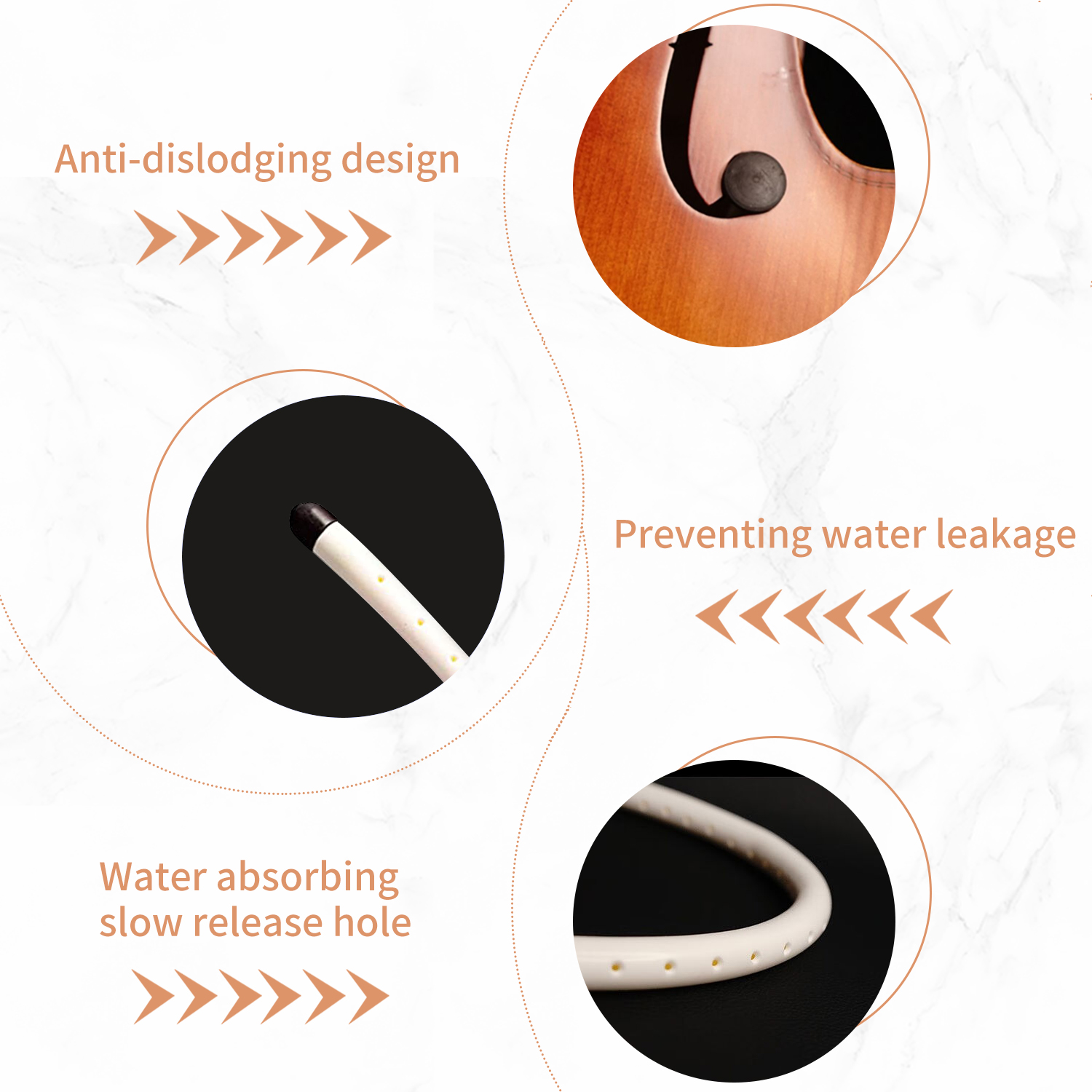 Cello Sound Hole Humidifier,F-Hole Humidifier Anti-Crack Panel Protective Moistening and Moisturizing Tool,Anti-Crack Tube Maintenance