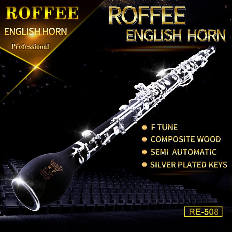 ROFFEE Performance Level Composite Wood Body Silver Plated Semi Automatic F Tone English Horn